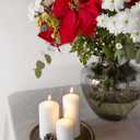 6 Pack 3x3 Inch Pillar Candles, Unscented Column Candles for Home Restaurants Spa Church Weddings, Smokeless Dripless and Clean Burning Emergency Candle - White