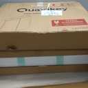 Quavikey Medicine Cabinet with Mirror for Bathroom 2 Doors Aluminum Surface Mount or Recessed Mirror Medicine Cabinet 24x26 Inch, Silver