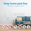 Ultrasonic Insect & Pest Repeller, Ultrasonic Mice Repellent for Insect, Roaches, Spiders, Ants, Bugs, Mosquitoes, Pest Control for House Garage RV Hotel, 6 Pack