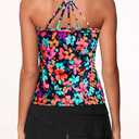 Yonique Two Piece Tankini Swimsuits for Women with Shorts Tummy Control Bathing Suits Athletic Swimwear