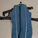 PUMYPOREITY Dog Coat with Harness Built in, Reflective Fleece Jacket, Thick and Warm Winter Coat, Medium Dog Jacket with Zip, Cold Weather Coats for Outdoor, Windproof Pet Snowsuit, Blue, M