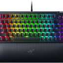 Razer BlackWidow V4 75% Mechanical Gaming Keyboard: Hot Swappable Design - Compact & Durable - Orange Tactile Switches - Chroma RGB - Roller & Media Keys - Wrist Rest Snap Tap - Black
