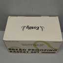 Sourdough Starter Kit with Cotton Rope Banneton Basket & Jar, Bread Baking Supplies and Tools Set, Complete Sourdough Bread Making Kit, Baking Gift for Women Moms & Beginners