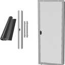 RiteScreen KD Mfit Sliding Screen Door Replacement, Ready-to-Assemble, Easy DIY, White, 36" - PetScreen  Adjustable Patio Screen Door Kit for Openings 78 - 81 Tall  Fits 95% of Doors in U.S.