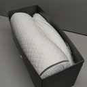 DreamyBlue Gusseted Sapphire Pillow  Adjustable Loft, Luxury Cover, Shredded Memory Foam Fill w/Cooling Beads  Ideal for Wide Shoulders  Neutral Alignment for All  CertiPUR-US Certified (Queen)