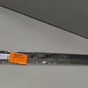 Brush Sweep Door Sweep with Black 1 1/2" Brush (3 FT, Brown)