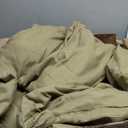 ROSGONIA Oversized King Comforter 128x120, 3pcs Super King Plus (1 Olive Green Comforter & 2 Pillowcases) Lightweight Oversized King Bedding Set Quilt