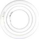 FC8T9 22W and FC12T9 32W Daylight Set , Round Fluorescent Bulb 8 inch T9 22 Watts & Circular Light Bulbs 12 inch 32 Watts kit, Circline Kitchen and Bath Fluorescent Lamp, CRI 80, DL 6500K, G10q Prong