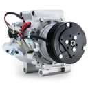 AC Compressor Compatible with 2002-2009 GMC Envoy 4.2L, 2002-2006 Chevy Trailblazer EXT 4.2L, 2002-2004 Oldsmobile Bravada 4.2L, 2005-2009 Saab 9-7x 4.2L, CO 25825339 15070473