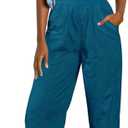 ReachMe Womens Running Onesie Athletic Romper Pants Hiking Outfits One Piece Workout Jumpsuits with Pockets (X-Small, Teal Blue)