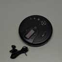 GPX PC332B Portable CD Player with Anti-Skip Protection, FM Radio and Stereo Earbuds - Black