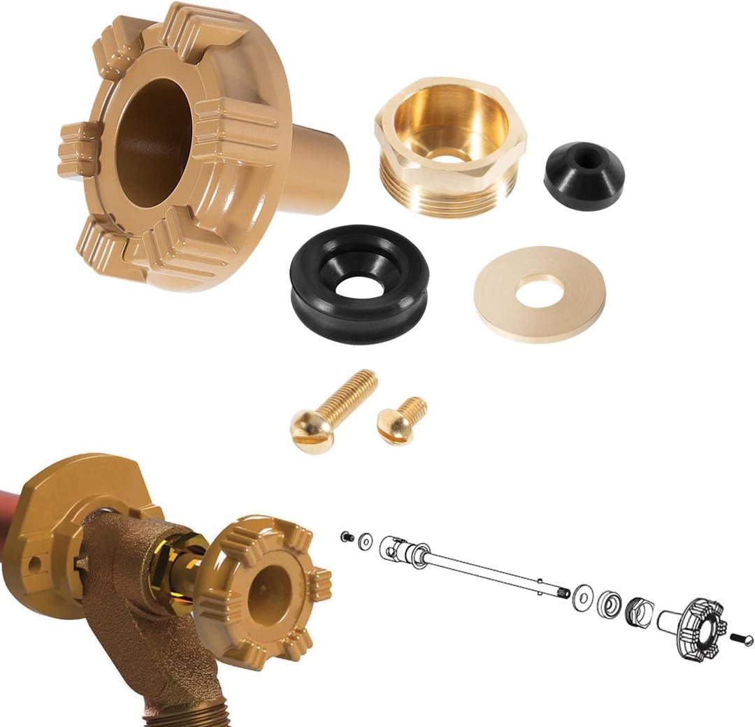 RK-14MH Repair Kit Metal Handle,Outside Faucet,Compatible with Woodford Model 14,Model 18