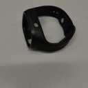 SURITCH Sport Band for Apple Watch Ultra 3/2/1 49mm & iWatch Series 9/8/7/6/5/4/SE3/SE2/SE 45mm 44mm 41mm 40mm, Soft Silicone Shockproof Rugged Protective Strap with Case for Women Men (Black)