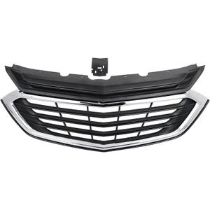 Original Style Chrome Bumper Grille Compatible With 2018-2021 Chevy Equinox Front Bumper Mesh Grill Replacement