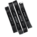 for Toyota Highlander 2025 2024 2023 2022 2021 2020 Door Sill Protector, Premium 304 Stainless Steel Door Entry Guard Plate Cover Accessories Sticker for Highlander, NOT for Grand Highlander- Black