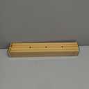 ANTOWIN Bamboo Drawer Dividers Organizers, Drawer Separators Splitter, 17-22 inches Long Adjustable Spring-loaded Organizer for Large Utensil, Clothes, Tools Drawers(yellow)