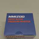 MMIZOO Wrist Blood Pressure Monitor Large LCD Display BP Machine Adjustable Cuff 5.31-7.68 inch Automatic 99x2 Sets Memory with Carrying Case for Home Use (W1681) (White)