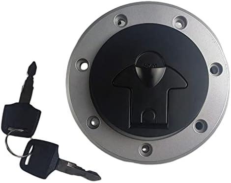 RAYANA Gas Fuel Tank Cap Cover Lock Key Compatible For Kawasaki Ninja ZX6R ZX7R ZX9R ZX11 Ninja 250R 500R EX250 EX400 EX500
