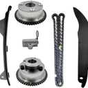 24321-2E010 Timing Chain Kit with VVT Gear Sprocket Compatible with 2015-2020 Kia Soul/Forte/Forte5/Cerato/Sportage 2.0L, 2014-2020 Hyundai Elantra/Kona/Tucson 2.0L Replace# 24350-2E700 24370-2E010