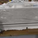 Nicetree 360 Swivel Jewelry Cabinet with Lights, Touch Screen Vanity Mirror, Rotatable Full Length Mirror with Jewelry Storage, Standing Jewelry Armoire Organizer, Foldable Makeup Shelf, White