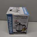 Farberware Electric Coffee Percolator, FCP240, Stainless Steel Basket, Automatic Keep Warm, No-Drip Spout, 4 Cup, Black/Silver