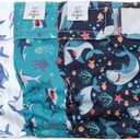 CuteBone Washable Dog Diapers Female No Tail Hole 3 Pack Reusable Doggie Period Training Pants for Docked-Tail Frenchie French Bulldog Boston Terrier Without Tail WWD25M, M