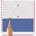 Quilting Ruler 12.5 * 12.5" Slotted Rulers for Quilting and Sewing Quilt Strip Rulers for Fabric Precise Cutting