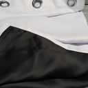 YoungsTex 100% Blackout Curtains 63 Inches Long for Bedroom, Black Out Thermal Drapes Winter Insulated with Grommet Room Darkening for Living Room, Pure White, 2 Panels,42 X 63 Inch