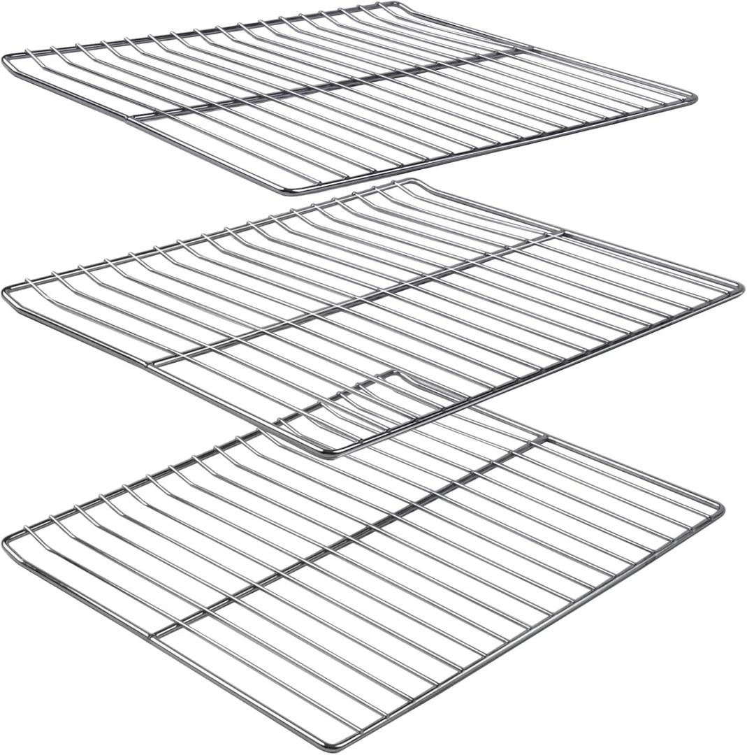 Cooking Grate Replacement Part for Masterbuilt 30 Inch Electric Smoker, 14.6" x 12.2" Grill Grids, Smoker Grates for Masterbuilt MB20071117, 20071117, MB20073519, MB26073519, MB20070421, 3 Pack