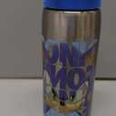 Zak Designs Sonic the Hedgehog Water Bottle for Travel and At Home, 19 oz Vacuum Insulated Stainless Steel with Locking Spout Cover, Built-In Carrying Loop, Leak-Proof Design (Sonic)