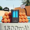 Ball Pump for Sports Balls, Portable Electric Basketball Pump Ultra Fast Inflation, with Digital LED Display Air Pump for Balls, Preset Pressure with Ball Needle for Soccer, Volleyball