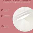 3 x Washable Nursing Pads 6 PCS Reusable Breast Pads for Breastfeeding Soft and Super Absorbent Nipple Pads with Laundry Bag & Travel Storage Bag for Postpartum Essentials - 4.7inch (Contoured Shape, 6PCS)