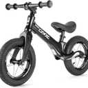 CXWXC 12" Toddler Balance Bike - Ages 24 Months to 5 Years - Kids Push Balance Bike with Footrest, No Pedal Training Bicycle - Birthday Gifts for Girls & Boys