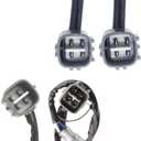 4PCS Oxygen Sensor 1 & 2 for 2001 2002 2003 Toyota RAV4 2.0L Upstream + Downstream