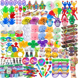 nicknack 300pcs Pinata Stuffers for Kids Party Favors 4-8, Pinata Fillers for Classroom Rewards Treasure Chest for Prize Box Toys for Kids Classroom