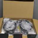 Black Battery Operated Wall Sconces Set of 2, Rechargeable Wireless Wall Lights with Milky White Frosted Glass Shade, 12 RGB and 3CCT Dimmable, Wall Lamps with Remote for Bedroom Living Room Hallway