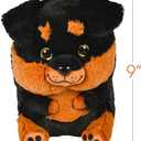 ArtCreativity Belly Buddy Rottweiler, 9 Inch Plush Stuffed Dog, Super Soft and Cuddly Toy, Cute Nursery Dcor, Best Gift for Baby Shower, Boys and Girls Ages 3+