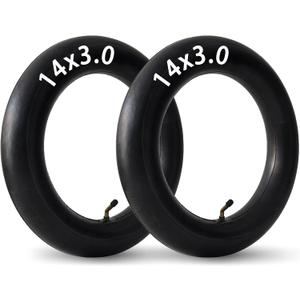 14x3.0 Inner Tubes 14x3 Tire Tube with Bent Valve Stem for 14 inch E-Bikes Thickened for Scooters Electric Bike