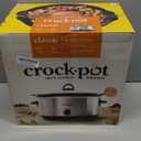 Crock-Pot 7 Quart Oval Manual Slow Cooker, Stainless Steel (SCV700-S-BR), Versatile Cookware for Large Families or Entertaining