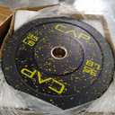 CAP 35lb Economy Color Fleck Olympic Bumper Plate, Single