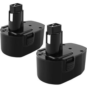 Exmate 2 Pack 14.4V 3.5Ah Battery Compatible with Dewalt DW9094 DW9091 DC9091 DC9094 DC9144 DE9091 DE9092 DE9038 DE9094 DE9502 DW935 DC DW XRP Series Cordless Power Tools