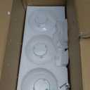 3 Lights Vanity Light, Brushed Nickel Bathroom Light Fixtures, Farmhouse Wall Sconces with Globe Clear Glass Shade, Porch Wall Mount Lamp for Mirror, Kitchen, Porch, Living Room, Workshop (E26 Base)