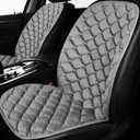 Jokuye 1 Pack Car Seat Cushion Comfortable Seat Cover for Cars, Full Back and Seat Cushion for Driver or Passenger-Gray