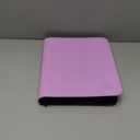 Top Loader Binder, Holds 128 Top Loaders,4 Pocket Top Loader Binders for 3" x 4" Rigid Cards,Card Album Folder for Hard Plastic Top Loaders (Pink-Purple)