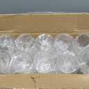 20 Pcs Plastic Cylinder Vase 3.93inch Bulk for Flowers Centerpieces, Small Clear Flower Hurricane Candle Holder Round Wide Container, Acrylic Flower Vase Bulk for Wedding Party Office Decorations