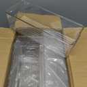 Set of 8 Clear Plastic Storage Bins, 4 Large and 4 Small Stackable Storage Containers for Pantry Organization and Kitchen Storage Bins,Home Edit and Cabinet Organizers