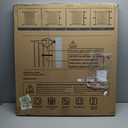 Cumbor 29.7-40.6" Baby Gate for Stairs, Baby Essential Safety Gate, Mom's Choice Awards Winner-Dog Gate for Doorways, Pressure Mounted Auto-Close Pet Gates for Dogs Indoor, Durable Child Gate, Black