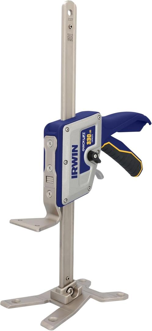IRWIN Quick-Lift Construction Jack, Hand Lifting Jack Tool, Multifunctional, Lift up to 10" and Capacity 330 lbs (IRHT83100) Single 
