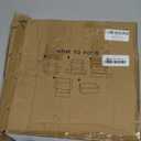 6x4x1'' Small Shipping Boxes 25 Pack, White Corrugated Cardboard Literature Mailers, Mailing Packaging Supplies for Small Business (W641-25)