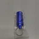 Keychain Pill Holder for Nitroglycerin, 2 Pack Waterproof Portable Travel Purse Pocket Pill Case, Keychain Mini Fob Container for 25ct Nitro/Nitroglycerin Bottle (Black + Blue)